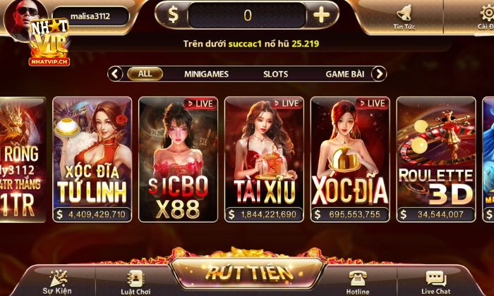 Sảnh Live NhatVip
